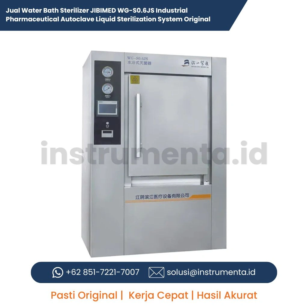 Jual Water Bath Sterilizer JIBIMED WG-S0.6JS Industrial Pharmaceutical Autoclave Liquid Sterilization System Original